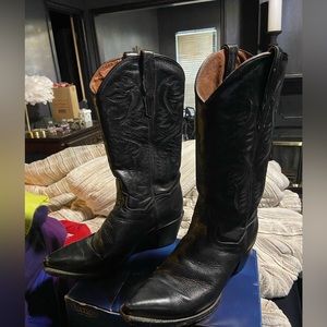 dan post black cowboy boots